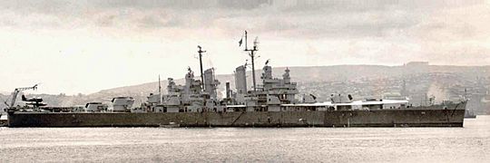 USS Little Rock (CL-92) Valparaiso 1946
