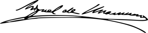 Unamuno signature