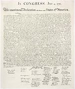 Archivo:United States Declaration of Independence