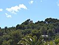 Vista llunyana de la torre del Portitxol de Xàbia