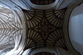 Winchester Cathedral, fan vaulting of the crossing