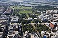 Aerial view of Lafayette Park and Washington Mall, Washington, D.C. LCCN2010630447