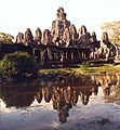 Bayon Angkor Spiegelung