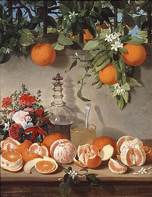 Archivo:Bodegón de naranjas by Rafael Romero Barros