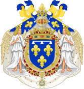 Coat of Arms of Philippe de France, duke of Orléans.svg