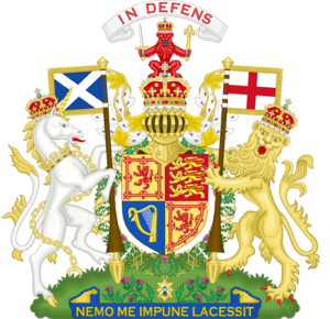 Archivo:Coat of arms of the United Kingdom in Scotland