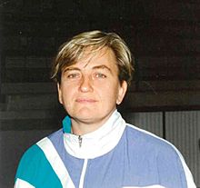 Cristina Mayo entrenadora CBM el Osito l'Eliana septiembre 1994.jpg