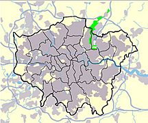 Epping Forest location map