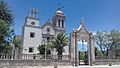 Fachada de la Parroquia de Jesús Nazareno, desde la plaza de Jesús María, Aguascalientes