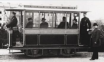 First electric tram- Siemens 1881 in Lichterfelde