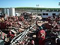 Frac job in process
