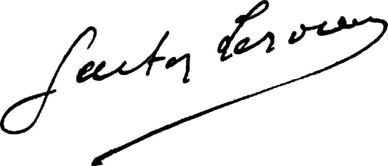 Gaston Leroux signature