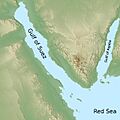 Gulf of Suez map