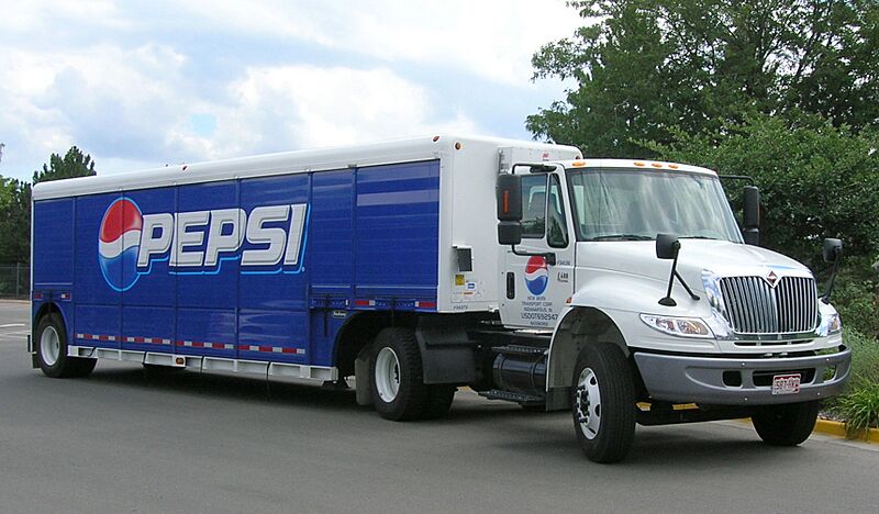 International DuraStar Pepsi truck