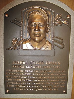 Josh Gibson HOF Plaque.JPG