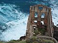 Las ruinas del elevador de aguas de Gordejuelas. Los Realejos