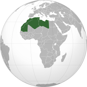 Archivo:Maghreb (orthographic projection)