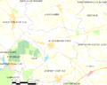 Map commune FR insee code 53243
