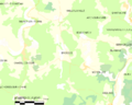 Map commune FR insee code 89057