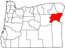 Map of Oregon highlighting Baker County.svg