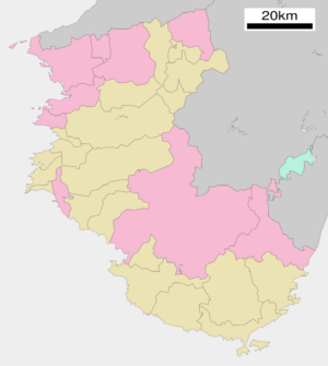 Archivo:Map of Wakayama Prefecture Ja