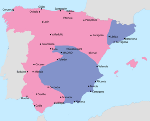 Archivo:Map of the Spanish Civil War in July 1938