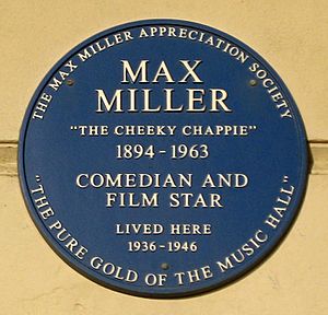 Archivo:Max Miller plaque