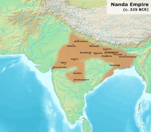 Archivo:Nanda Empire, c.325 BCE