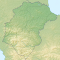 Panama Herrera relief map