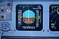 Primary flight display of an A320 during cruise