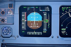 Archivo:Primary flight display of an A320 during cruise