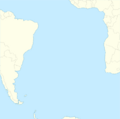 South Atlantic Ocean laea location map