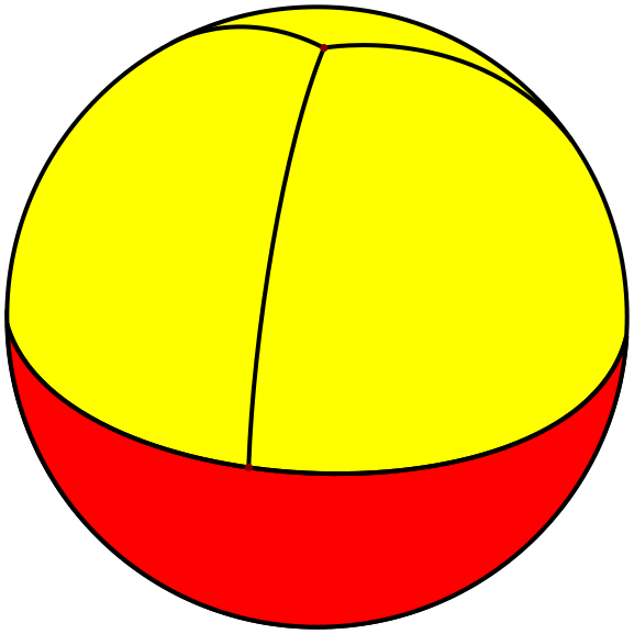 Spherical trigonal pyramid