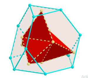 Archivo:Tetraedro Davinciano Dual Del Tetraedro Truncado