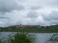 Vista de Maderuelo y el Pantano de Linares