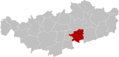 Walhain Brabant-Wallon Belgium Map.svg