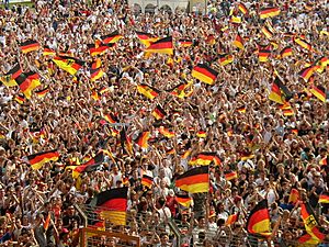 Archivo:World Cup 2006 German fans at Bochum