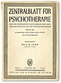 Zentralblatt für Psychotherapie, Band 6.3, 1933