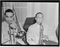 (Portrait of Johnny Hodges and Lawrence Brown, Turkish Embassy, Washington, D.C., 193-) (LOC) (5019790697)