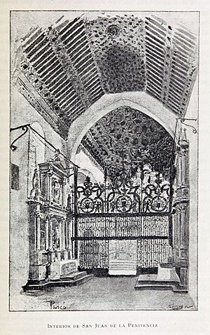 Archivo:1886, España, sus monumentos y sus artes, su naturaleza e historia, Castilla La Nueva, vol 3, Interior de San Juan de la Penitencia, Toledo, Pascó