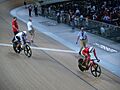 2015 UCI Track World Championships - Kristina Vogel y Zhong Tianshi