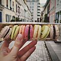 Aquafaba vegan colourful macarons