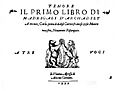 Arcadelt Madrigali L1 1559