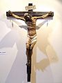 Becerril de Campos - Iglesia-Museo de Santa María - Cristo Crucificado, anom XVI
