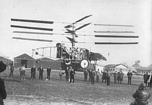 Archivo:Bundesarchiv Bild 102-12592, Schraubenflugzeug beim Senkrecht-Start
