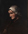Cabeza de anciana - Théodule-Augustin Ribot