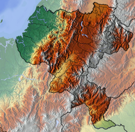 Serranía del Pinche ubicada en Cauca (Colombia)