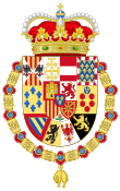 Coat of Arms of Juan, Count of Barcelona, after the renounce of his claim to the Throne.svg