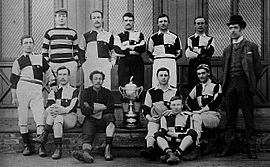 Archivo:Darlington FC Winners of the Cleveland Challenge Cup 1887