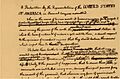 Declaration of Independence draft (detail with changes by Franklin)